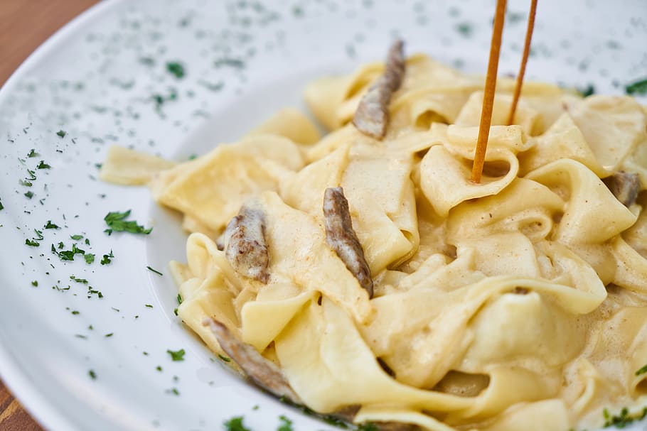 pasta, dough, italian, italy, sauce, plate, table, nutrition, food, macro |  Pxfuel
