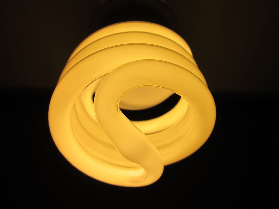 white, bulb, turn, turn on, the light bulb, fluorescent, light, replacement lamp, e27, energy saving lamp