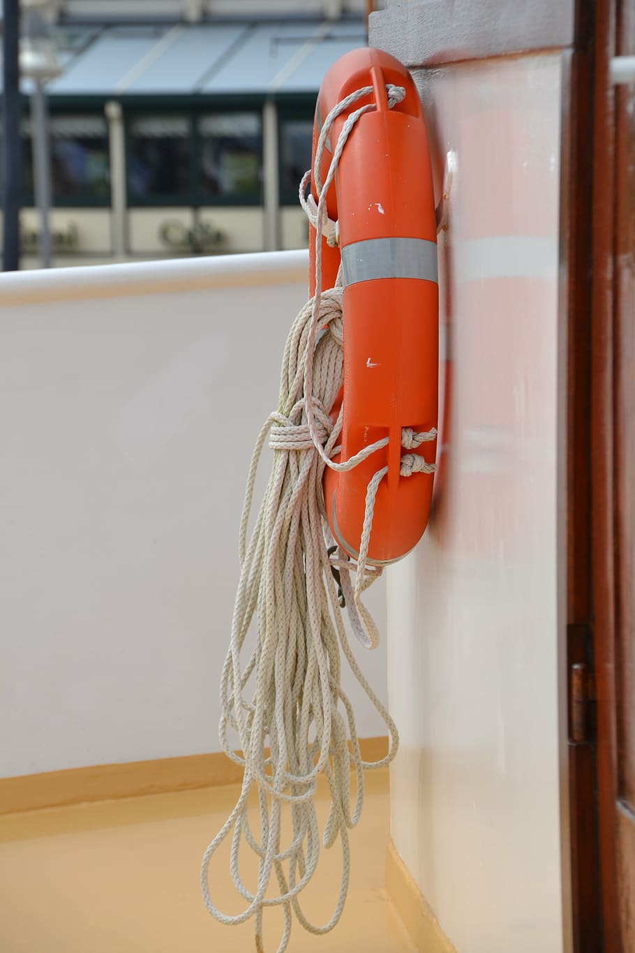 lifebelt, ship, boot, hanging, schiffstau symbol, safety, security, protection, connection, emergency equipment