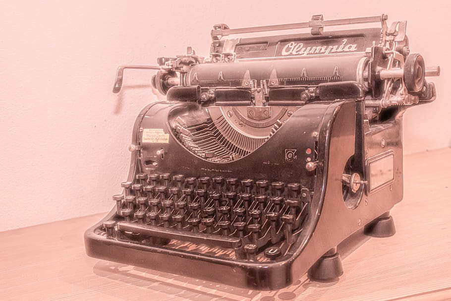 typewriter, retro, writing, antique, machine, journalist, type, write, nostalgia, author