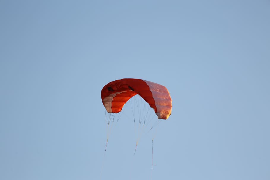 paraglider, flying, parachute, paragliding, adventure, sky, dom, leisure, activity, landscape
