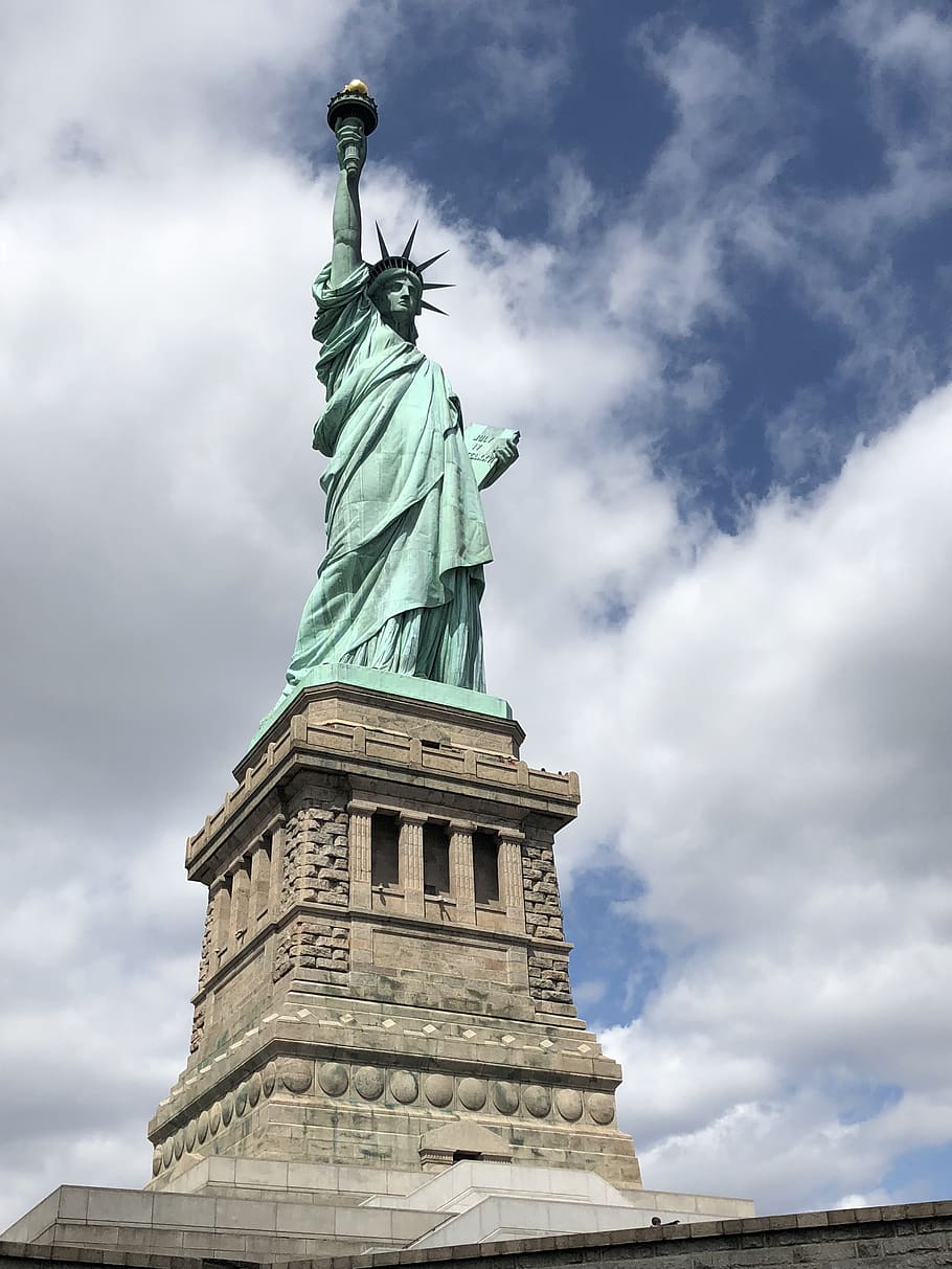 new york, statue of liberty, usa, america, monument, dom, nyc, statue, liberty, landmark
