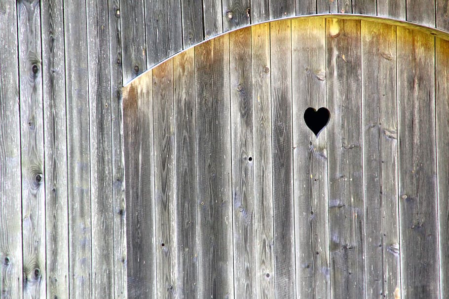Woodhouse, corazón, amor, día de San Valentín, fondo, madera, papel pintado, madera - material, texturizado, no hay gente