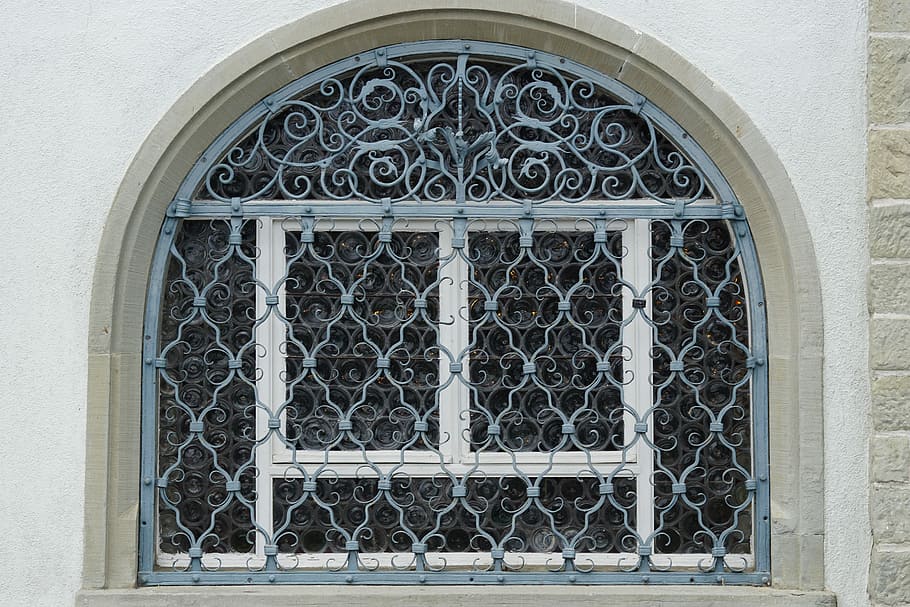 Window, Grid, Grilles, window grilles, protective grille, historicized, security, metal, gottlieben, thurgau