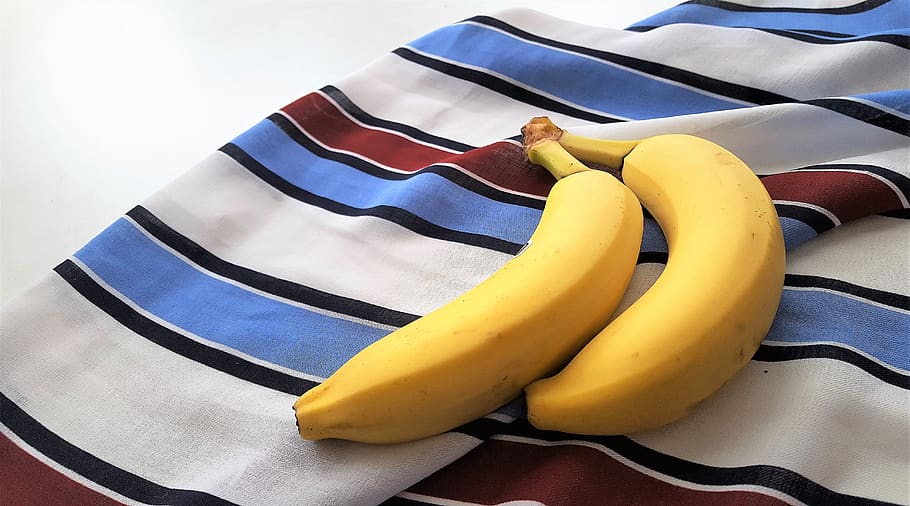 bananas, belts, meal, yellow, substance, fabric, still life, delicious, banana, fruit
