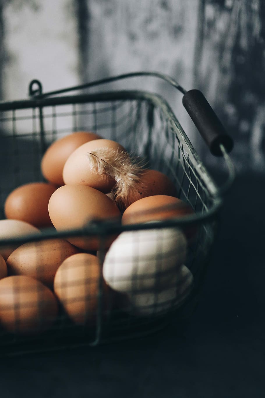 metal wire basket, eggs, Metal wire, basket, metal, wire, food, freshness, organic, nature