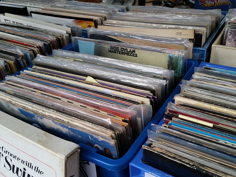 Vinyl, Catatan, Pasar, Tangan Kedua, vinil, musik, tua, album, media, media lama