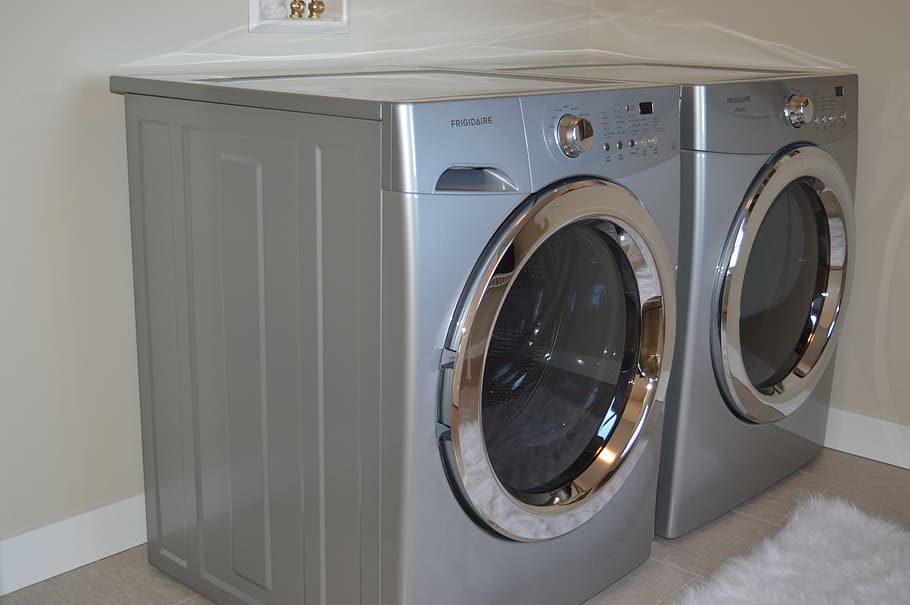 washing machine, dryer, appliances, laundry, housework, laundry room, appliance, household equipment, machinery, indoors