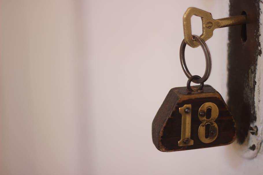 security, lock, desktop, antique, metal key, old, retro, key, eighteen, 18
