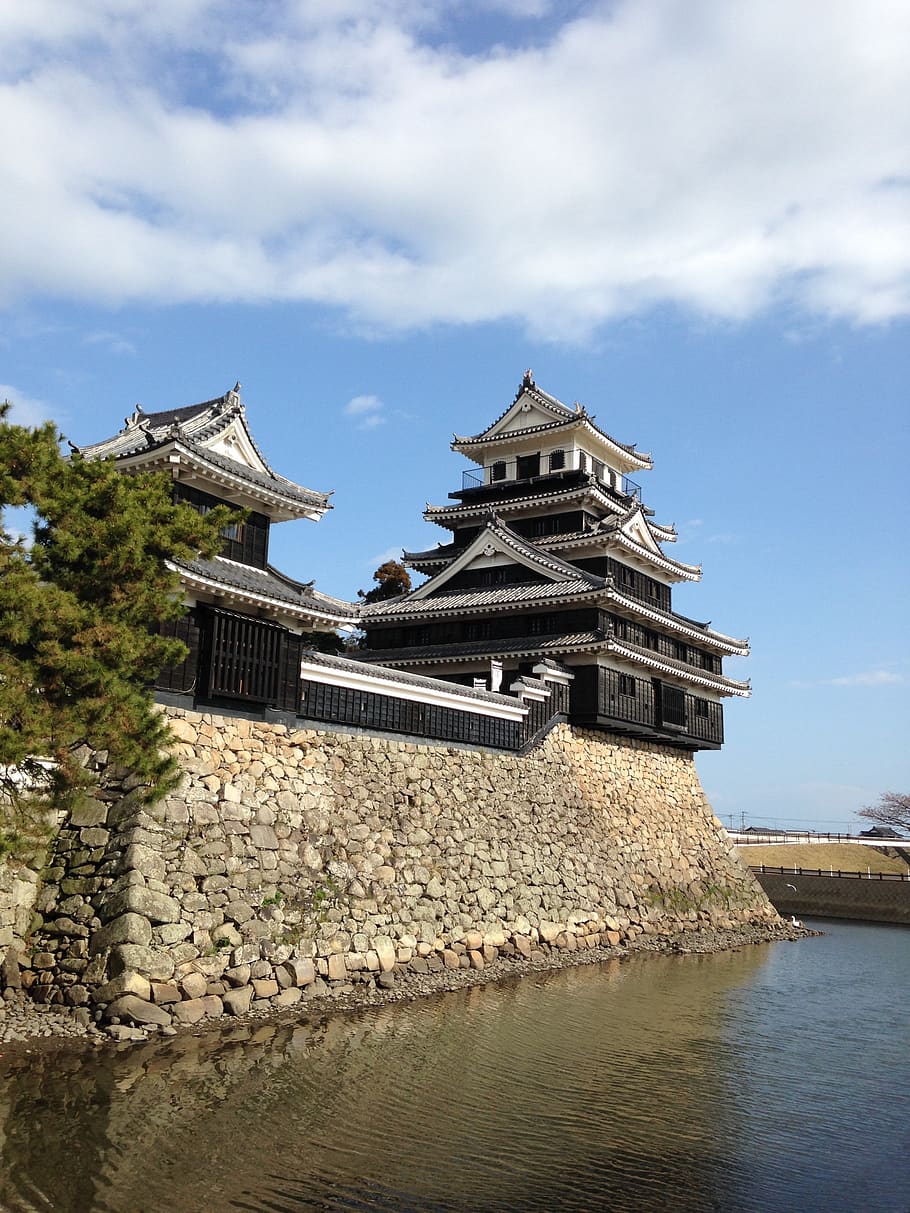 castelo de nakatsu, castelo, ishigaki, pedra, velho, parede, paredes de pedra, construção, historicamente, alvenaria de pedra