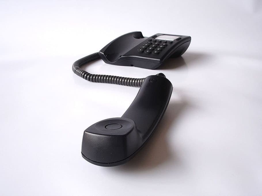 black ip telephone, phone, communication, contact, talk, topic, budget, know, telephone, support