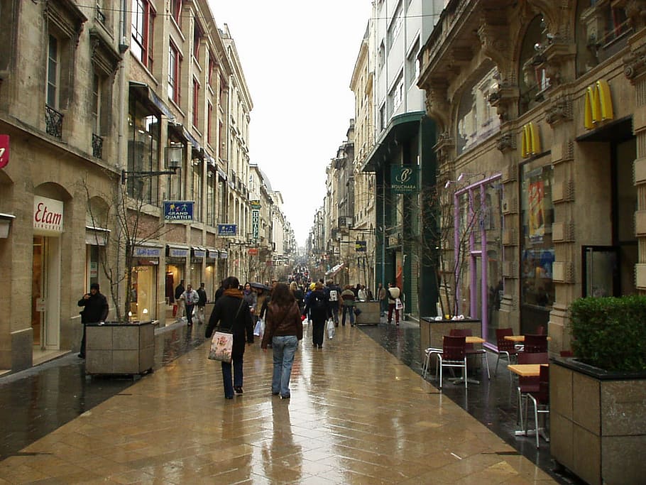 bordeaux, france, Rue Sainte-Catherine, Bordeaux, France, city, photos, public domain, shopping, stores, street - Pxfuel