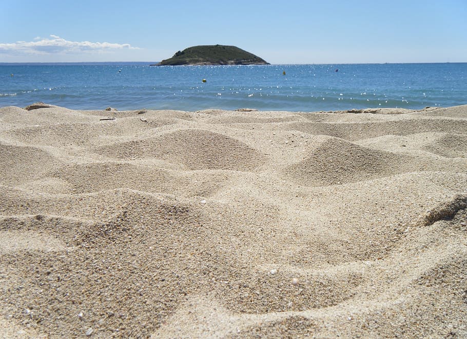 sea, sand, palma, beach, holiday, water, view, rest, sunbath, tanning