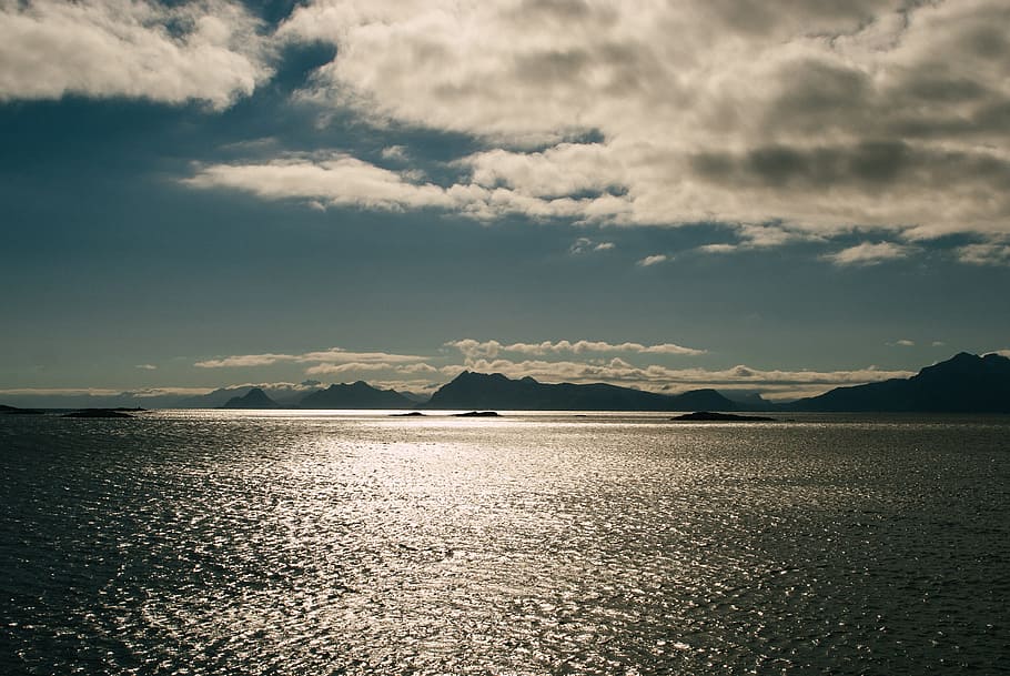 islas lofoten, noruega, paisaje, lugares de viaje, naturaleza, mar, cielo, pintorescos, nube - cielo, agua