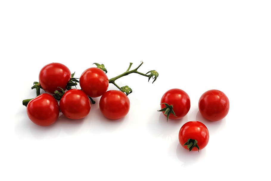 cherry tomatoes, tomatoes, vegetables, red, food and drink, food, healthy eating, fruit, wellbeing, freshness