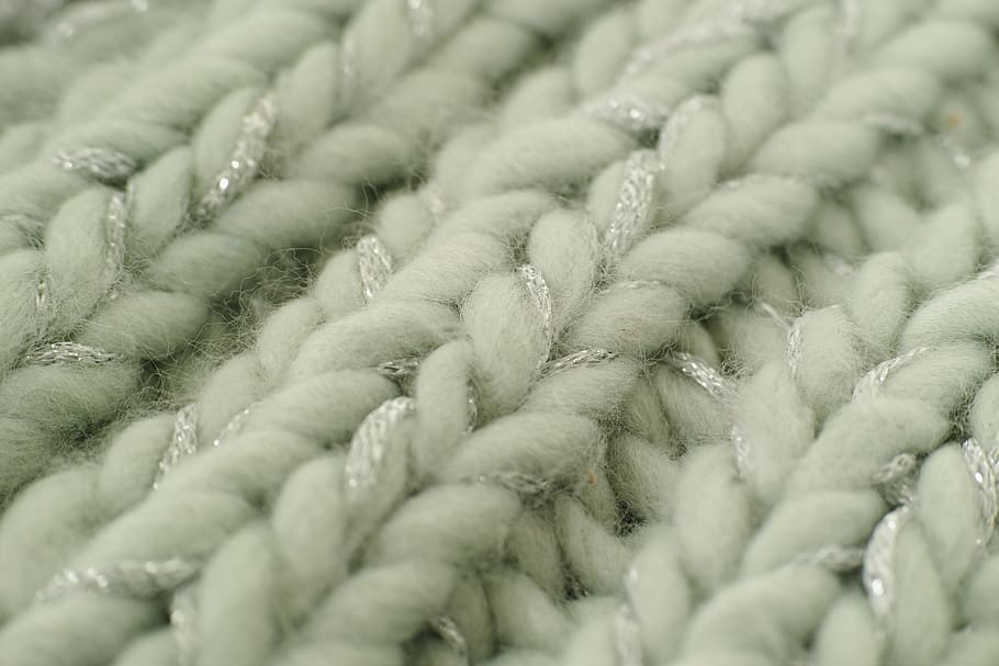 gray braided textile, fabric, wool, yarn, kazakh, cardigan, weaving, production, painted, hot
