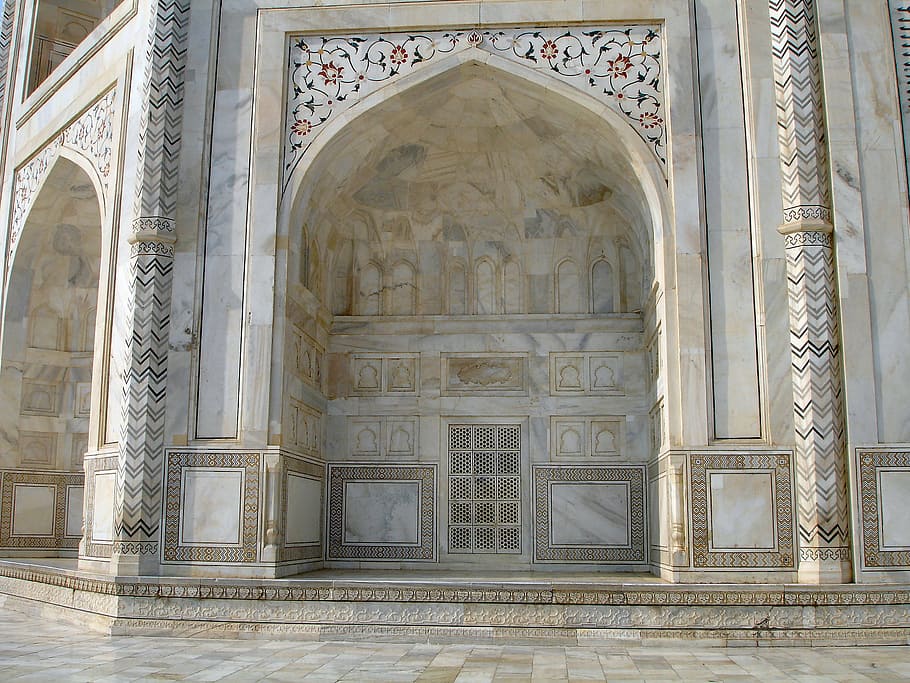 Agra, Taj Mahal, Mahal, Índia, Palácio, património mundial, UNESCO, mausoléu de mármore, arquitetura, arco