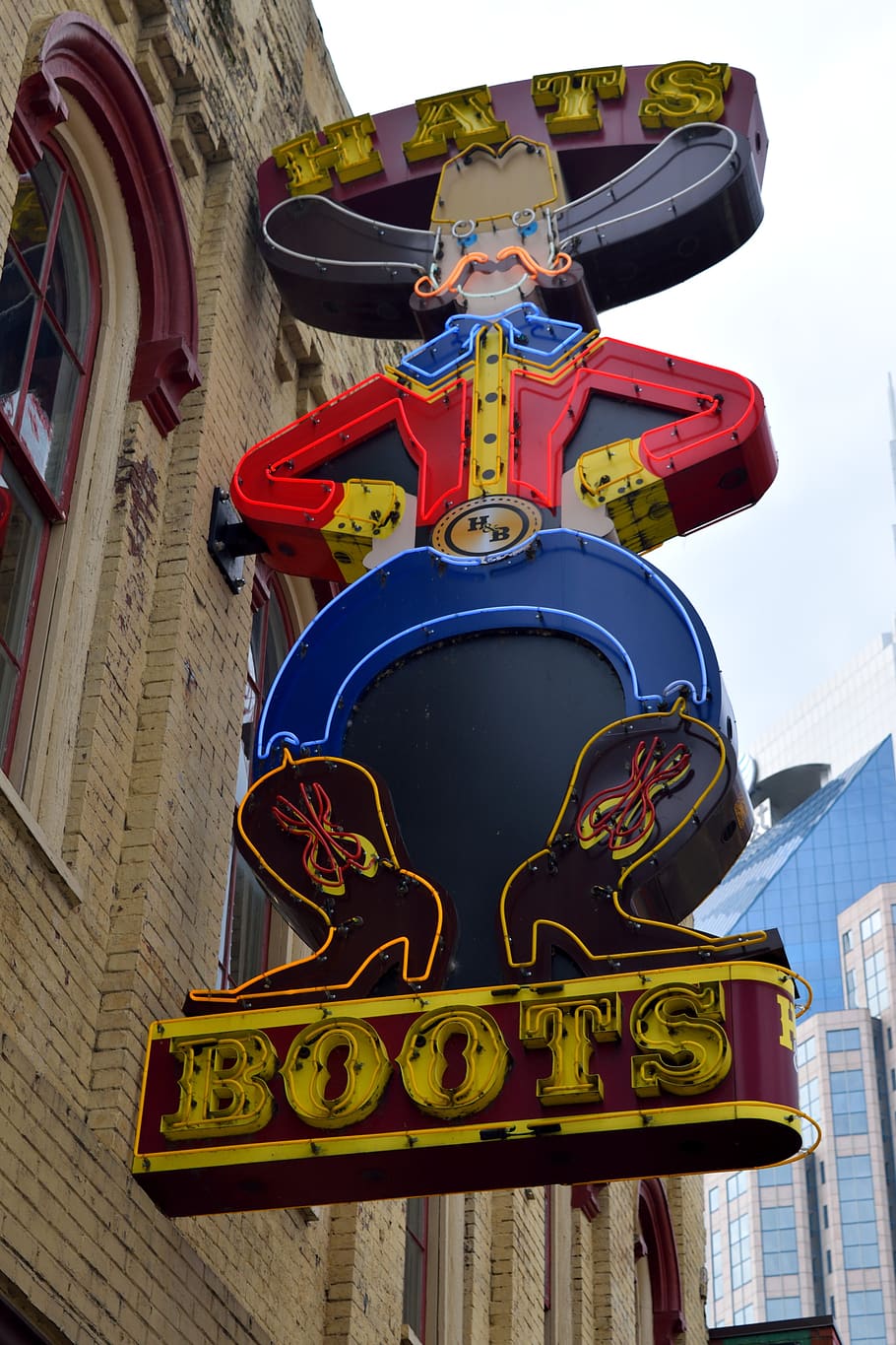 boots for sale, nashville tennessee, tourism, famous place, neon sign, sign, place, state, tennessee, travel
