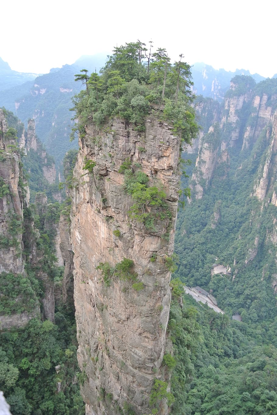 zhangjiajie, mountain, the scenery, plant, scenics - nature, tree, tranquil scene, tranquility, nature, beauty in nature