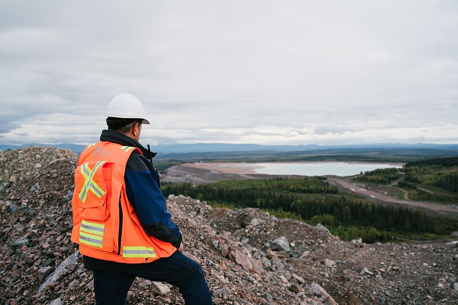 mount polley, field biologist, mine remediation, environmental recovery, one person, real people, clothing, cloud - sky, sky, day