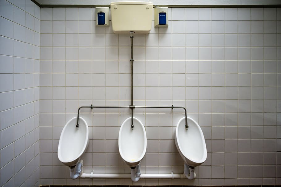 pp, urinal, men's, wc, toilet, public, symmetrical, public toilet, sanitaryblock, bathroom