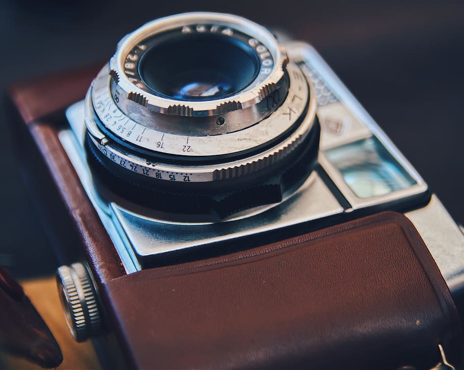 vintage, camera, lens, photography, technology, still life, close-up, retro styled, indoors, photography themes