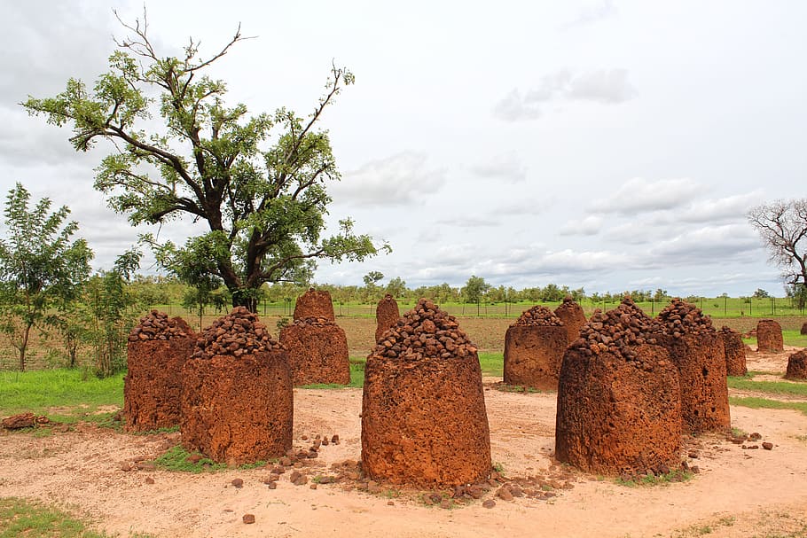 wassu stone circle, Stone Circle, antigua, gambia, áfrica, patrimonio de la humanidad, entierro, roca, antiguo, tradicional