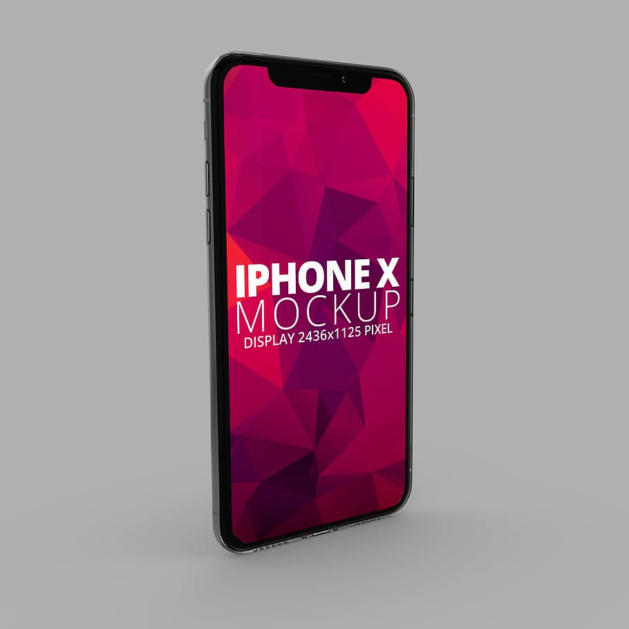 space, gray, iphone x, white, background, iphone, mockup, mobile, smartphone, ios