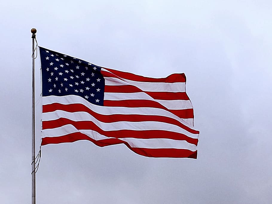 bandera estadounidense, bandera de estados unidos, bandera, estadounidense, símbolo, estados unidos, nacional, rojo, unido, estados