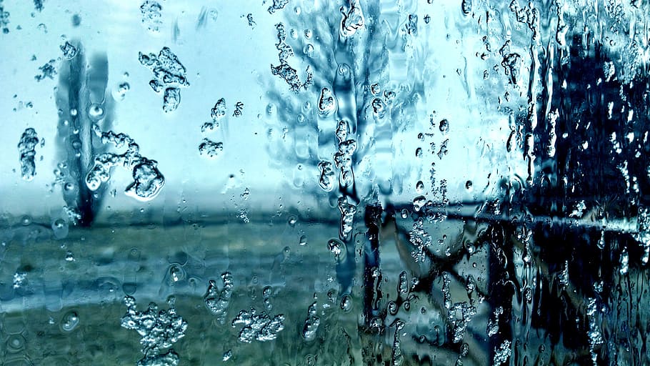 water dew, glass, frost, melting, window, rain, dreary, wet, transparent, aqua