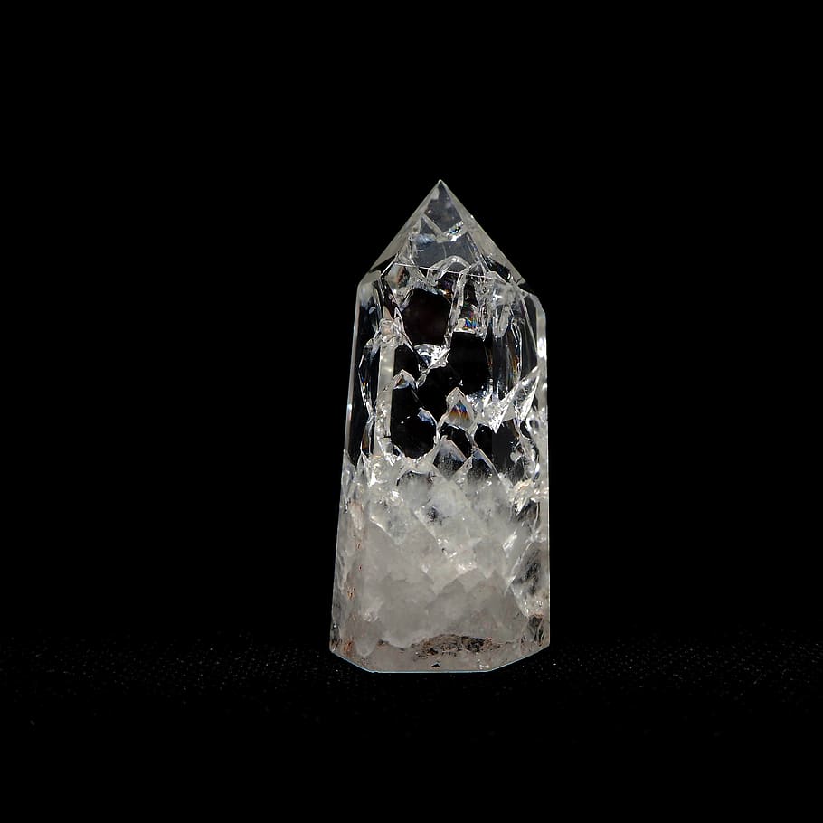 claro, quartzo, cristal, mineral, transparente, pedra, vítreo, translúcido, natureza, brilhante