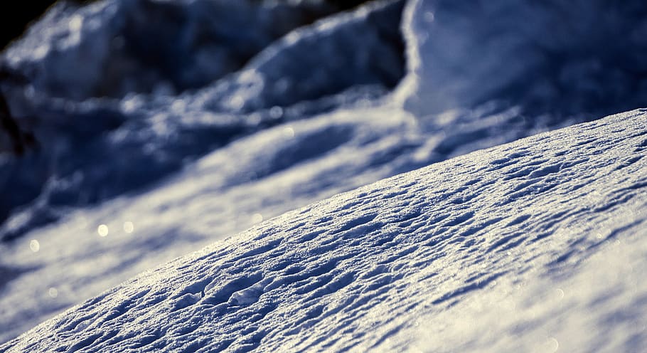 Текстура снега на поверхности. Frozen surface.