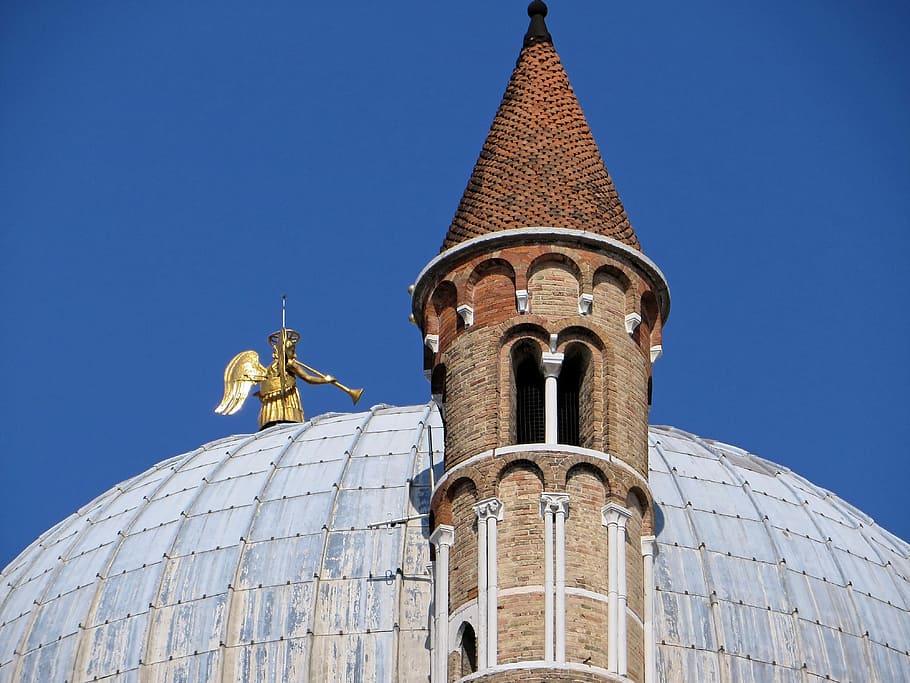 Italy, Padua, Belfry, Dome, Basilica, saint antoine, roof, pepper shakers, architecture, church