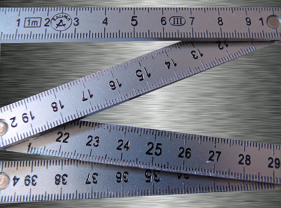 escala de medida, unidade de medida, metro, centímetros, precisão, instrumento de medição, dentro de casa, ninguém, número, cinza