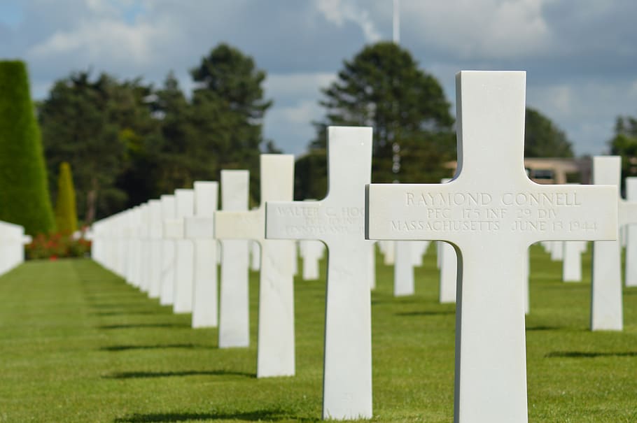 falls, commemoration, american cemetery, normandy, tribute, soldier, landing, cemetery, d day, war