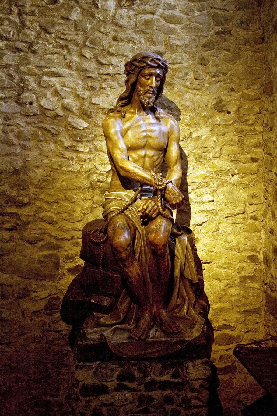 jesus christ statue, statue, christ, basilica of the holy blood, religious, church, faith, holy, jesus christ, bruges