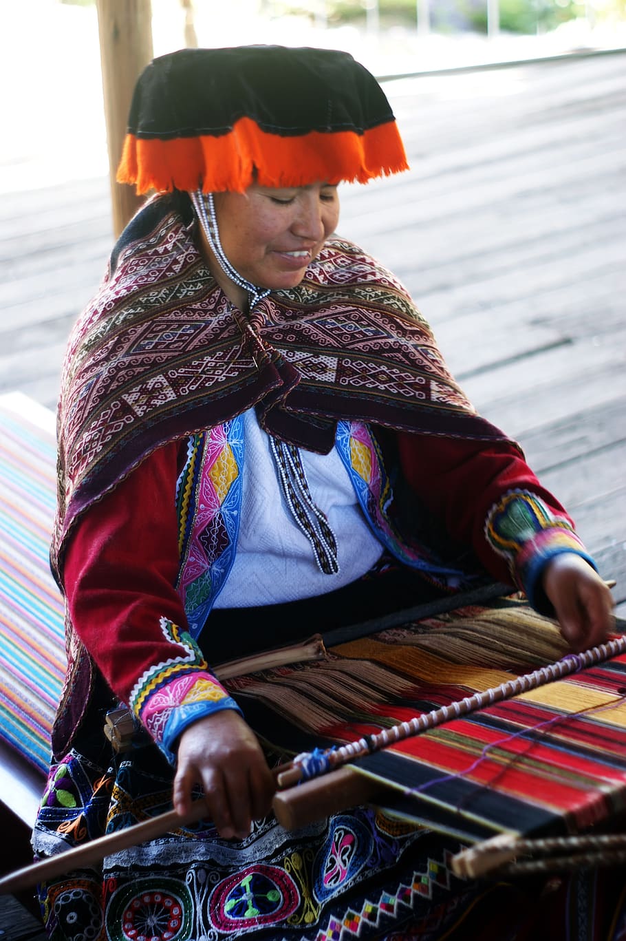 weaver, costume, peru, culture, andes, tradition, peruvian, sierra, colors, traditional