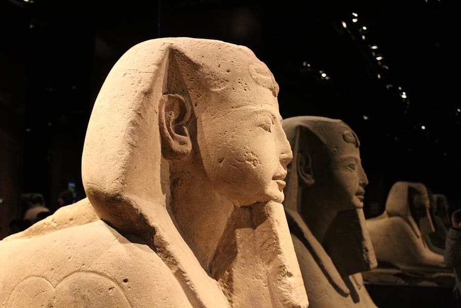 London, Egyptian Museum, egypt, museum, antiquity, egyptians, pharaoh, sculpture, statue, archaeology