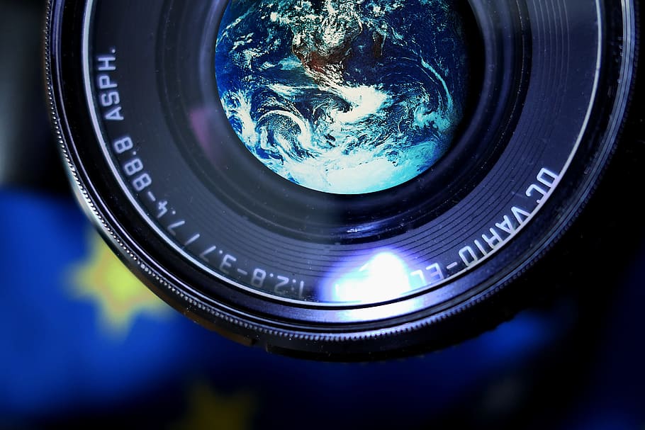 kamera, bumi, foto, lensa, bola, digital, fotografi, pantulan lensa, lichtreflex, aperture stain