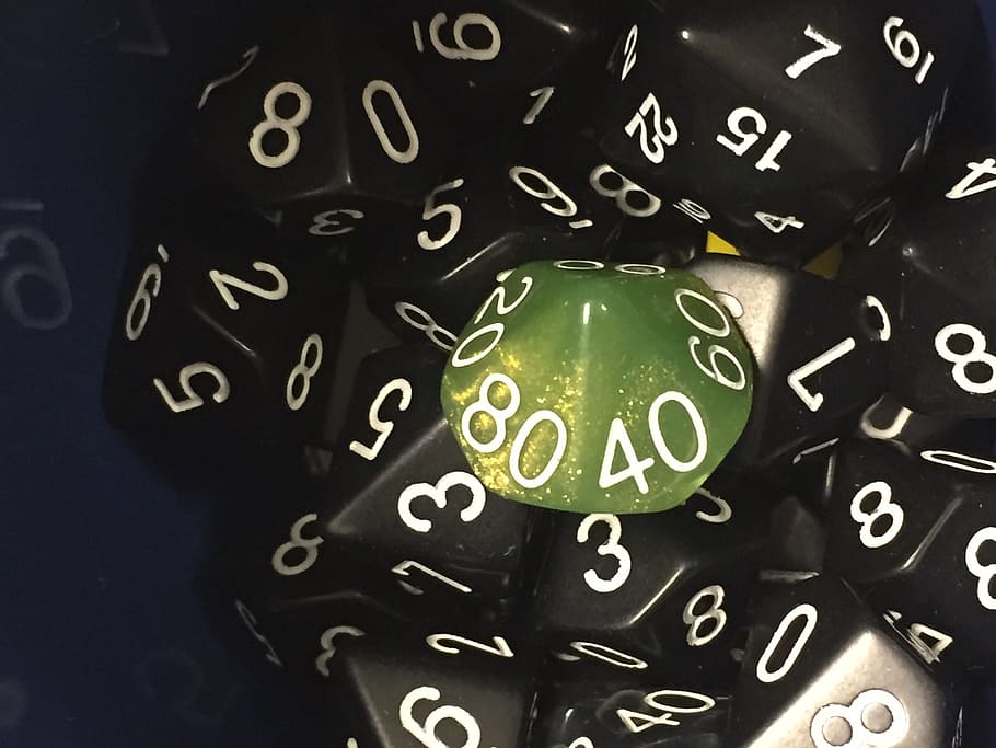 dice, games, polyhedral, d10, number, close-up, full frame, communication, backgrounds, pattern