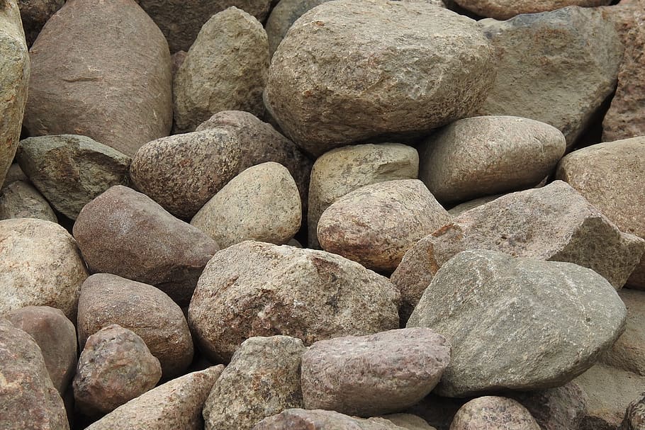 piedra, roca, lote, granito, papel tapiz, el fondo, guijarros, las piedras, naturaleza, fotograma completo