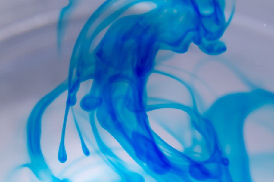 color, ink, water, liquid, swirl, abstract, background, motion, suspended, drop