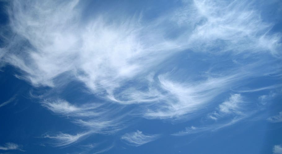 雲, 青空, 青, 空, 自然, 青空の背景, 空の雲, 天気, 白, 日