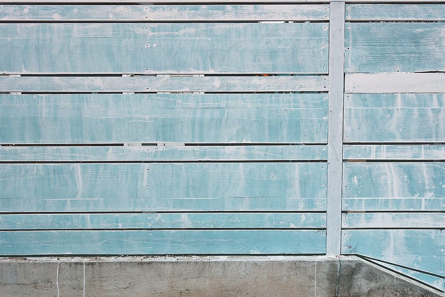 blue, wall paint, wall, walls, paint, fence, texture, full frame, day, close-up
