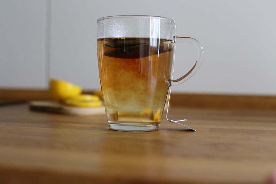 tea, lemons, lemon, black tea, drink, cup, hot, beverage, healthy, glass