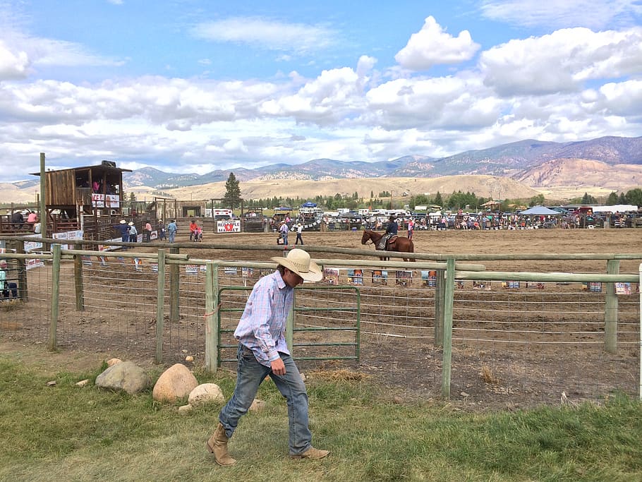 cowboy, rodeo, winthrop, western, wild, west, american, ranch, vintage, retro