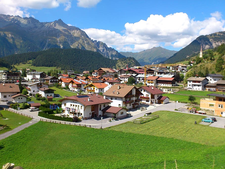 Reschen Pass, Alpine, Nauders, Paisaje, montañas, Alpes europeos, naturaleza, verano, al aire libre, pintorescos