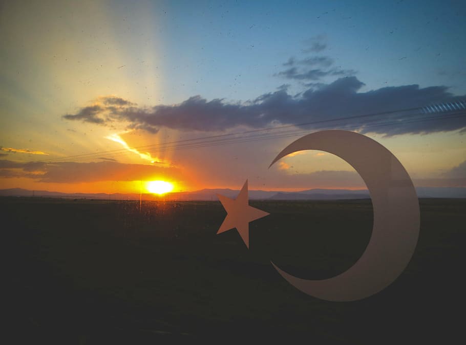 bandeira da turquia, pôr do sol, claro, vidro, turquia, logotipo, céu, trem, janela, crepúsculo