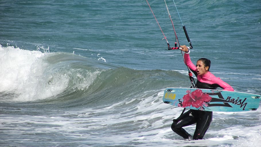 kite, surf, sport, sea, surfer, active, extreme, wind, kitesurfing, fun