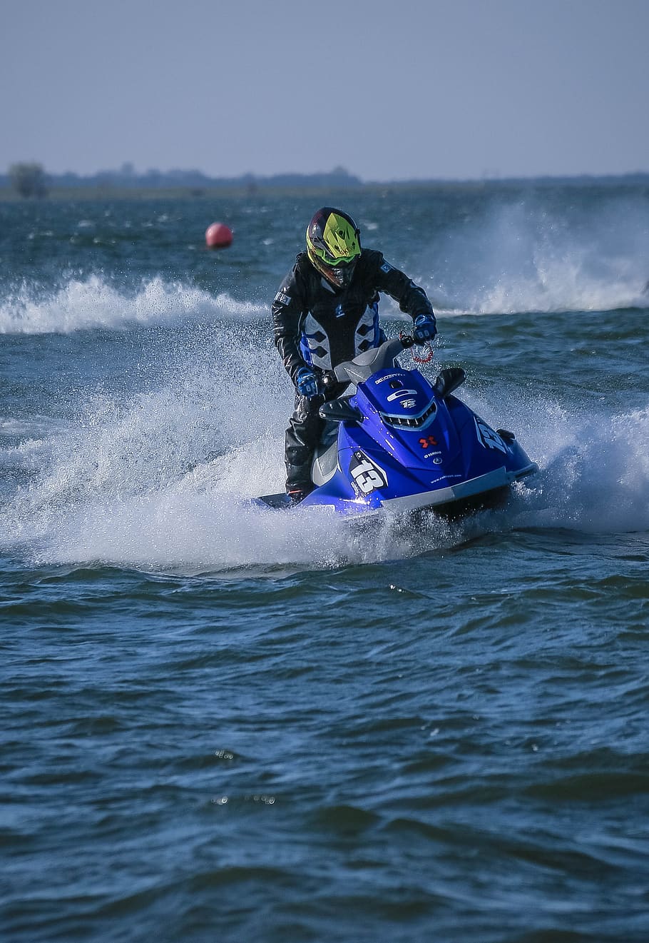 jet ski, water, sport, extreme, sea, speed, the activity, action, ocean, race
